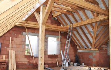 Bryn Saith Marchog attic trusses